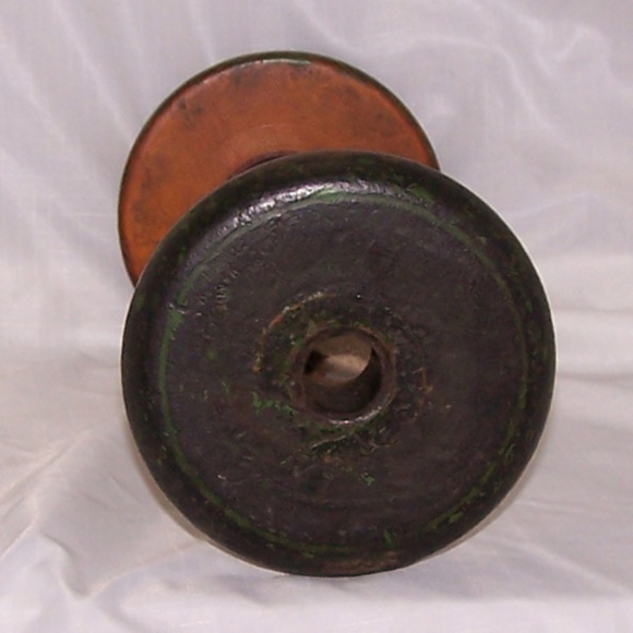 Antique Sand Hourglass Made From Wooden Industrial Style Bobbin - Picture 5 of 7